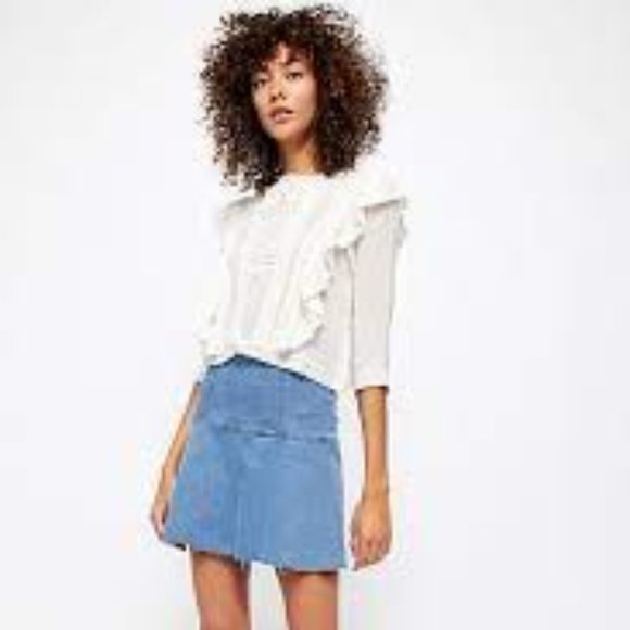 We The Free Dresses & Skirts - NWT We The Free Highlands Denim Mini Skirt